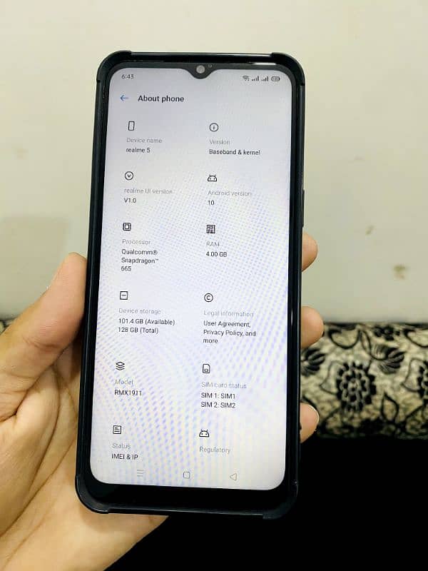 Realme 5 (4/128) Pta Officially Approved 8