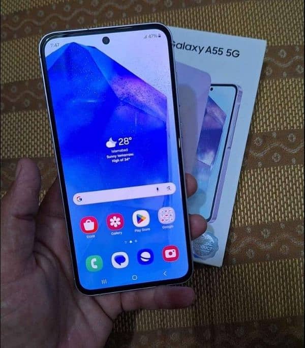 Samsung Galaxy a55 8/256 GB 03220889193 my what'sap 0