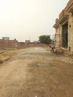 3 Marla Plot For Sale on Easy Installment in Al Hussain Villas Near Pak Arab Housins Socity Lahore