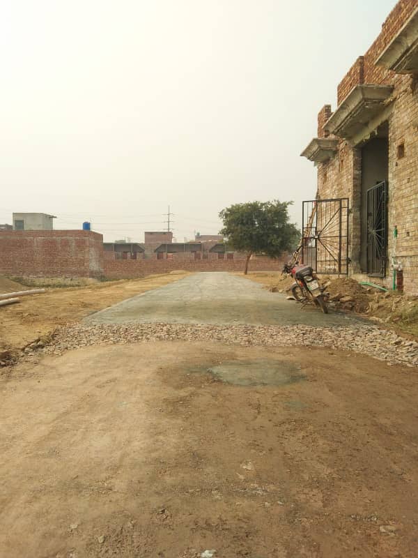 3 Marla Plot For Sale on Easy Installment in Al Hussain Villas Near Pak Arab Housins Socity Lahore 0