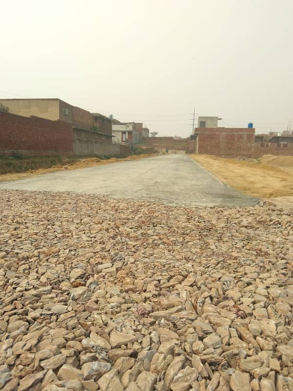 3 Marla Plot For Sale on Easy Installment in Al Hussain Villas Near Pak Arab Housins Socity Lahore 1