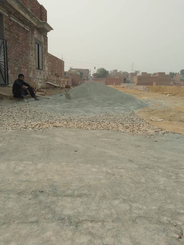 3 Marla Plot For Sale on Easy Installment in Al Hussain Villas Near Pak Arab Housins Socity Lahore 4