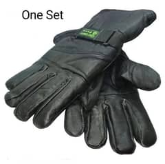 Pair of Men Leather  Gloves