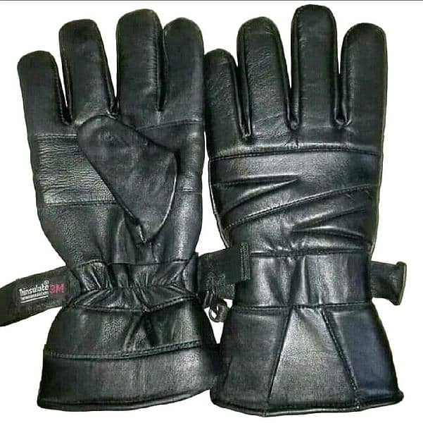 Pair of Men Leather  Gloves 1