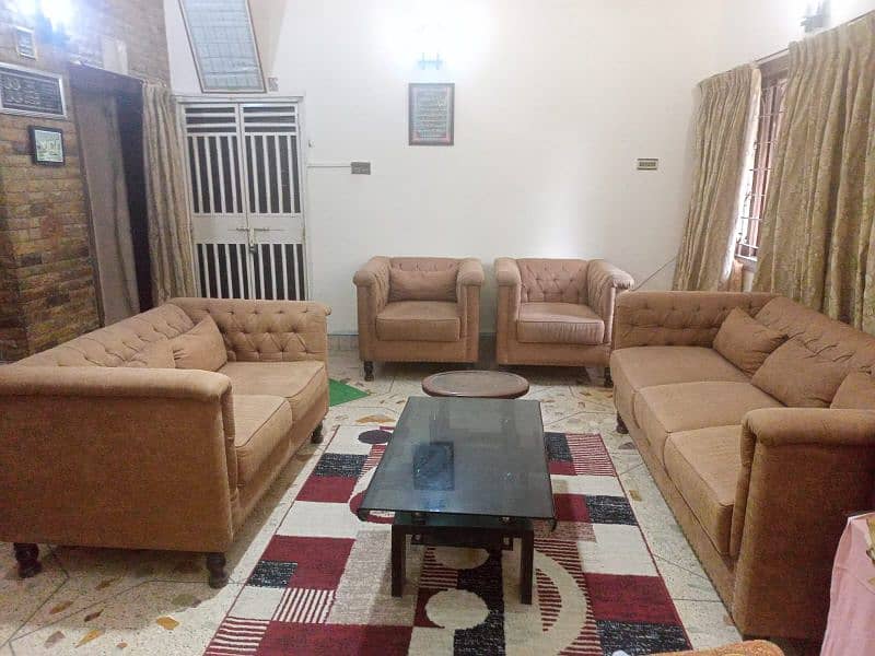 7 seater Sofa Set, Family Used 2