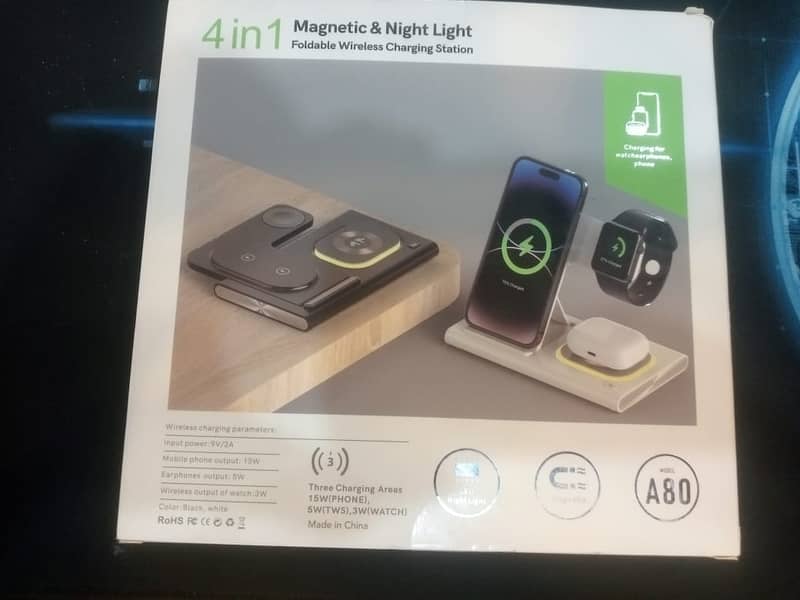 Magnetic Charger & Night Light 0