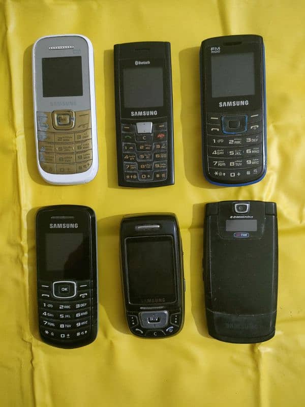 Nokia , Samsung ,Sony Ericsson, Motorola 7