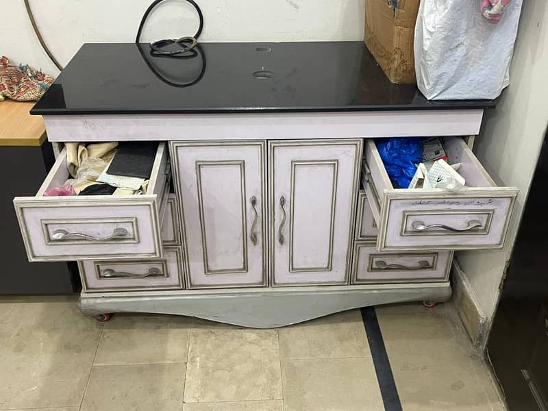 PVC Board Dressing Table, Iron Table, Compuiter Table, Vanity 1