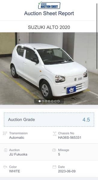 japani Suzuki Alto 4.5 grade Bumper to Bumper 10