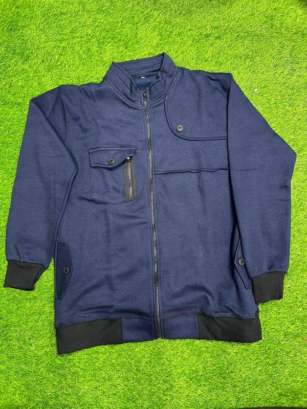 Men's Fleece Mock Neck Jacket 2