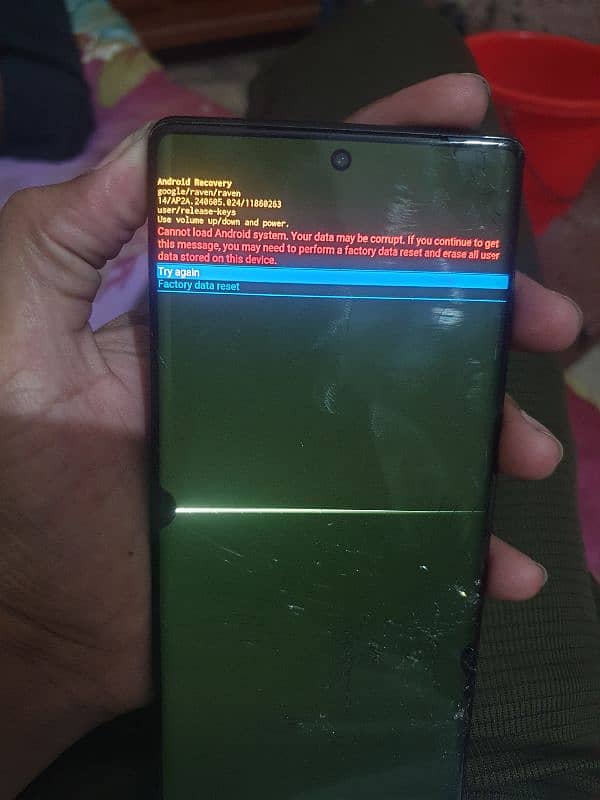 google pixel 6 pro 12/128 only software error 03078394290 3