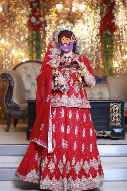 1 time used bridal lehnga 2