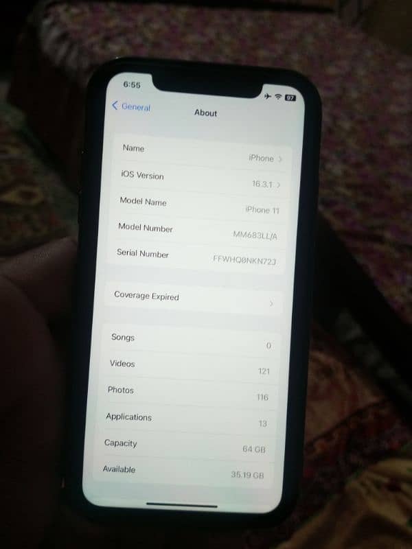 iPhone 11 64gb non pta urgent Sale 7