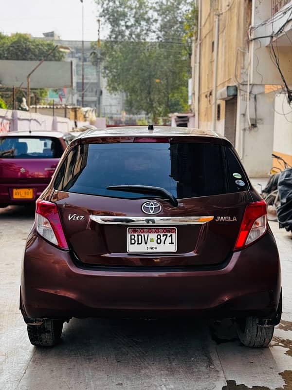 Toyota Vitz 2012/2016 JEWELA BROWN INTERIOR GOOD CONDITION ALL CLEAR 0