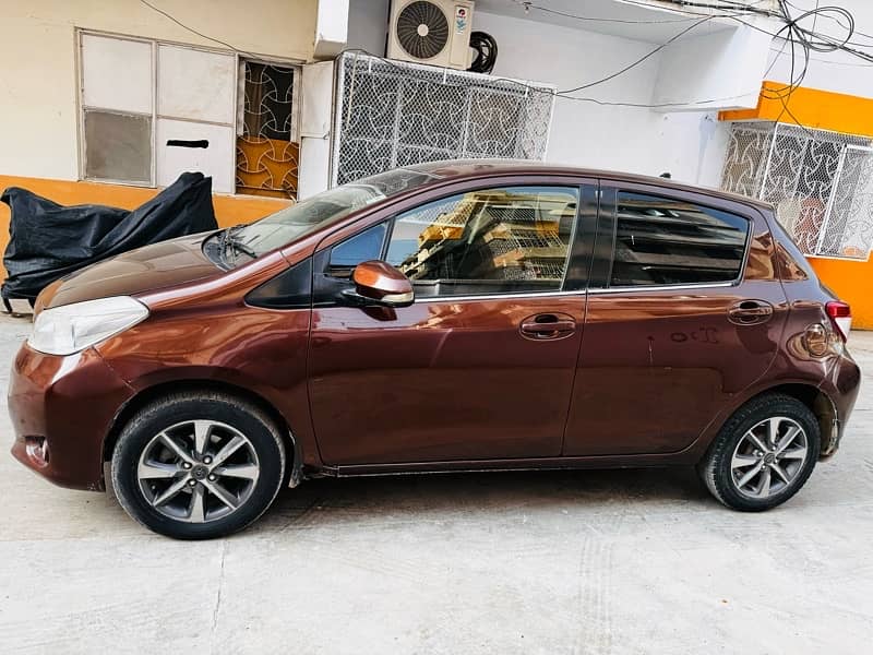 Toyota Vitz 2012/2016 JEWELA BROWN INTERIOR GOOD CONDITION ALL CLEAR 3