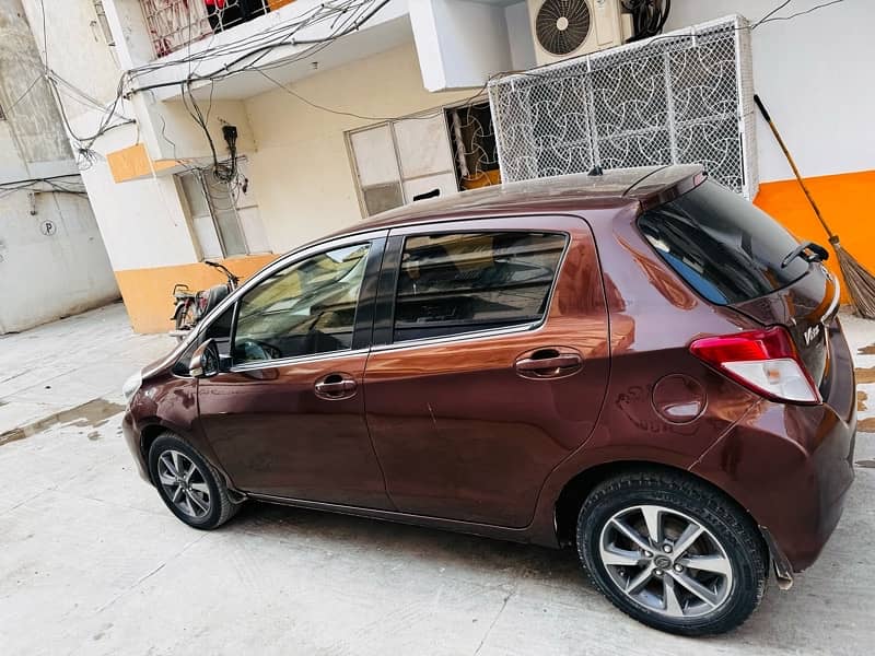 Toyota Vitz 2012/2016 JEWELA BROWN INTERIOR GOOD CONDITION ALL CLEAR 10