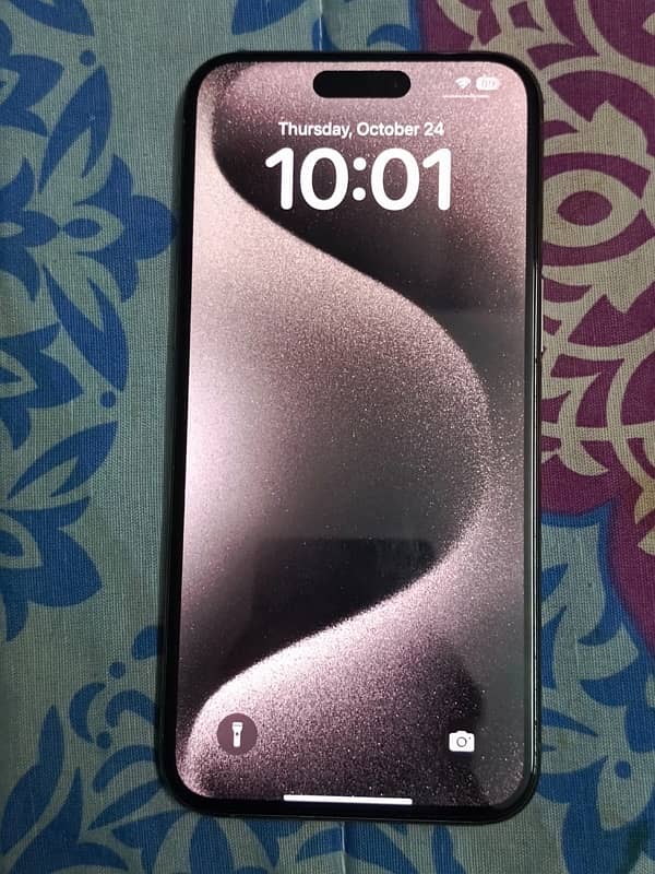 i Phone 15pro max 256 gb natural titanium non pta 2