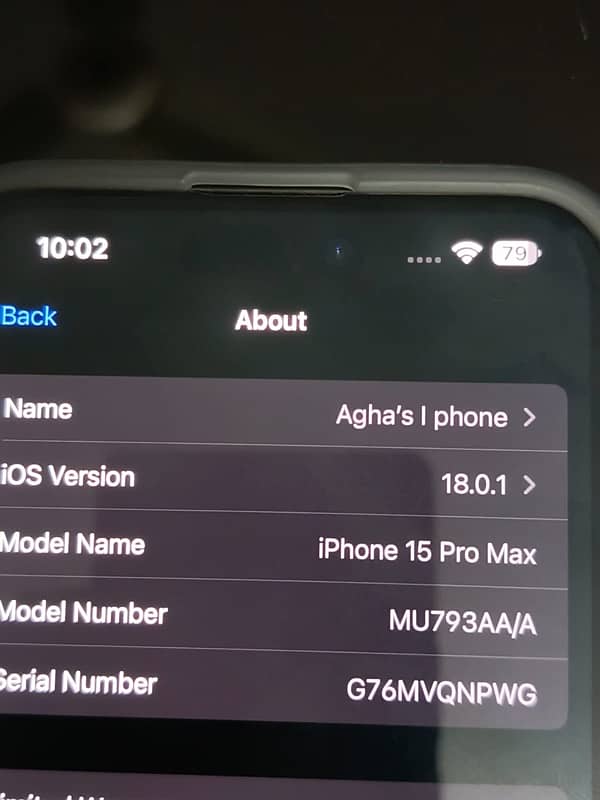 i Phone 15pro max 256 gb natural titanium non pta 8