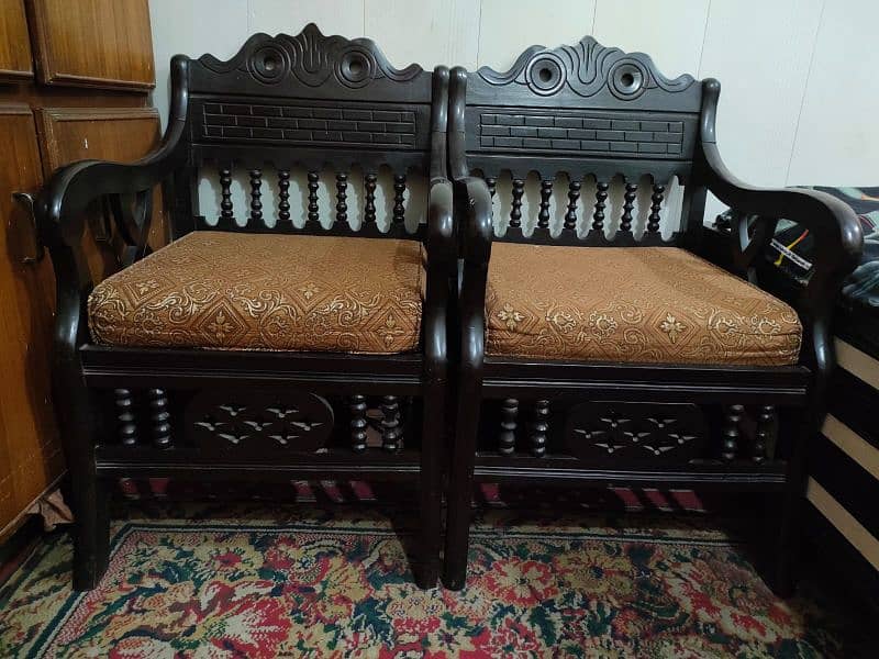 Chinese wooden sofa 16,000 PKR RS. 2