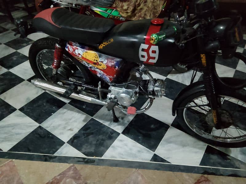 full modified ,united70cc, redyin kfc racer 5