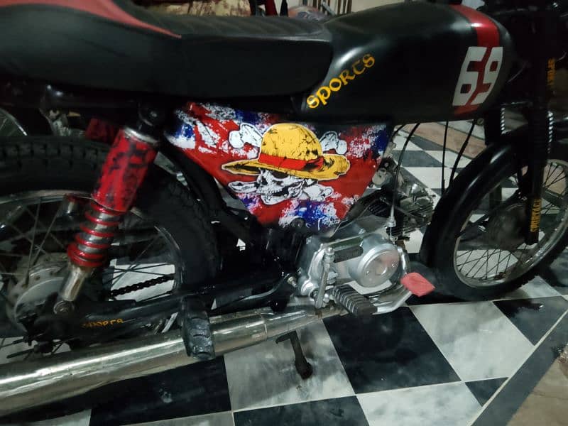 full modified ,united70cc, redyin kfc racer 9