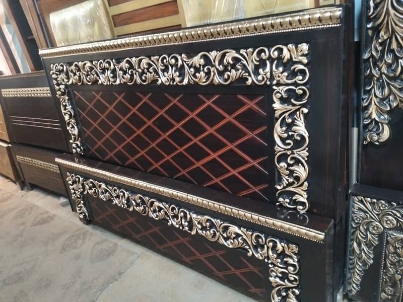 double bed / wooden bed / factory rates / turkish bed / poshish bed 2