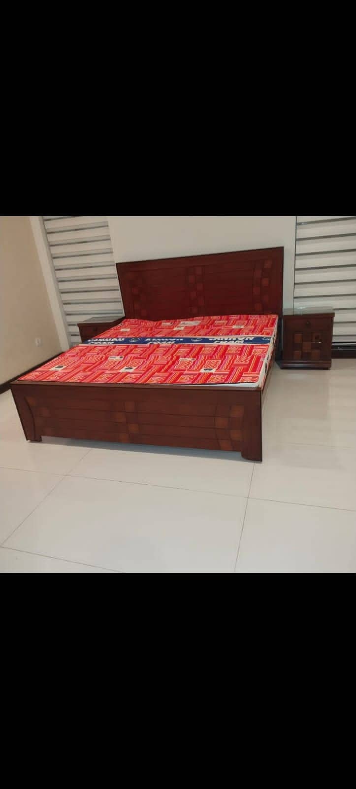 double bed / wooden bed / factory rates / turkish bed / poshish bed 13