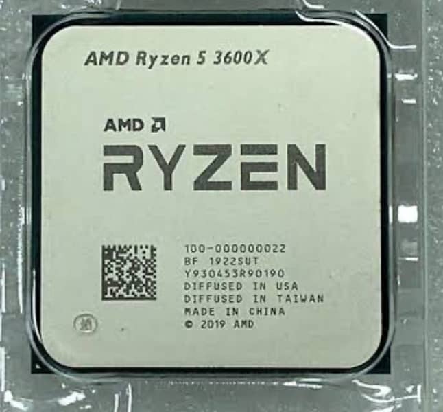 RYZEN 5 3600x AMD 0