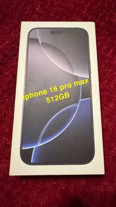 iphone 16 pro max FU box pack