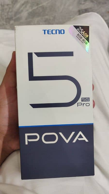 Tecno Pova 5 Pro 5G  Phone, PTA approved  Ram 8+8 GB Rom 256GB 7