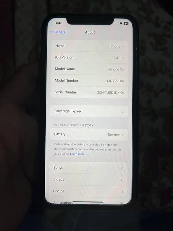 IPhone XR 128GB FU 0