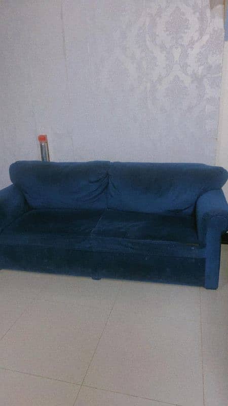 Sofa 5 Seaters for sale Blue color 1