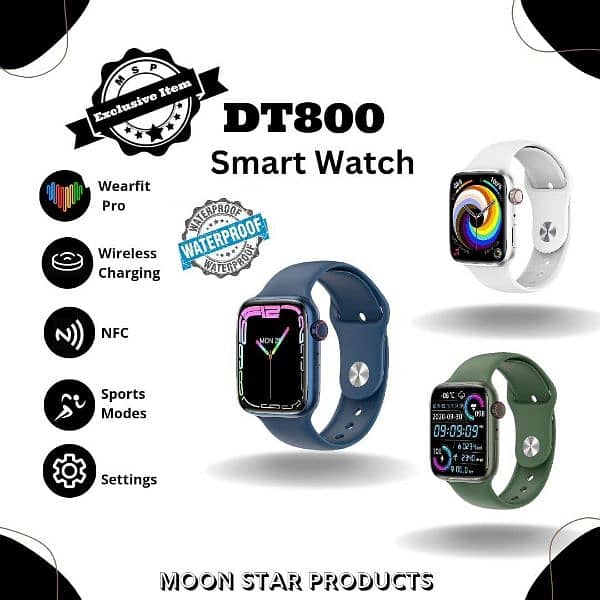 hottu DT800 high quality waterproof smart watch 0