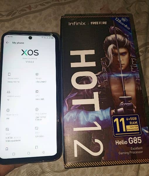 INFINIX HOT 12 128GB" 6+5 RAM 2