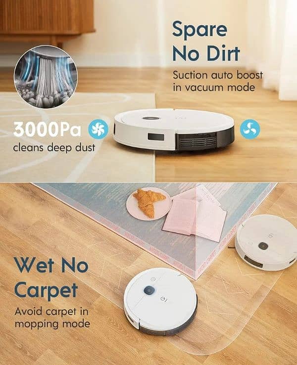 Yeedi Vac 2 Pro New Robot Vacuum with Vibration Mopping 3