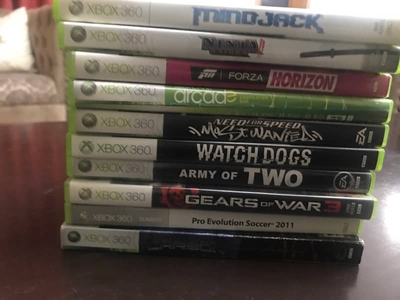 Xbox 360 orignal game discs 0