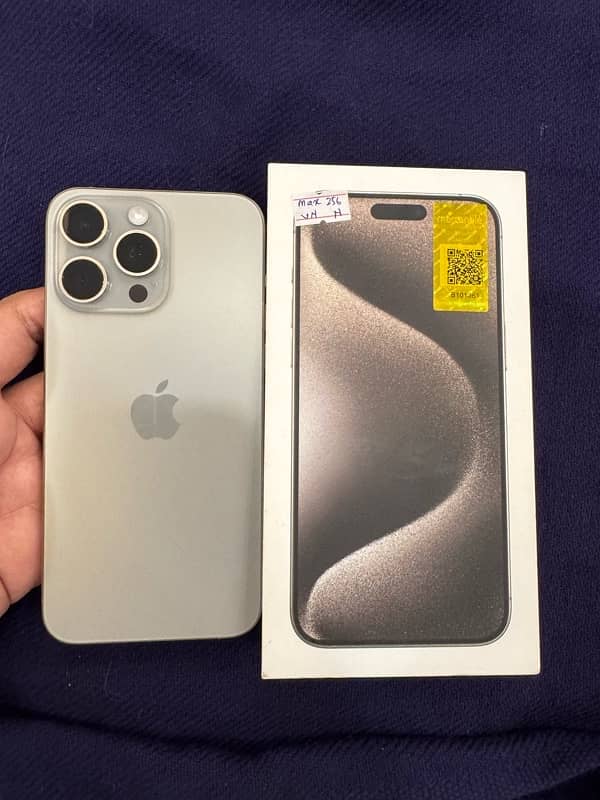 iPhone 15 Pro Max LLA (Non-PTA) 10/10 condition 1