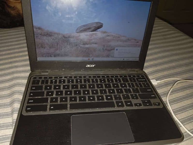 a Chrome book in a good condition . . . . which is very usefull 0