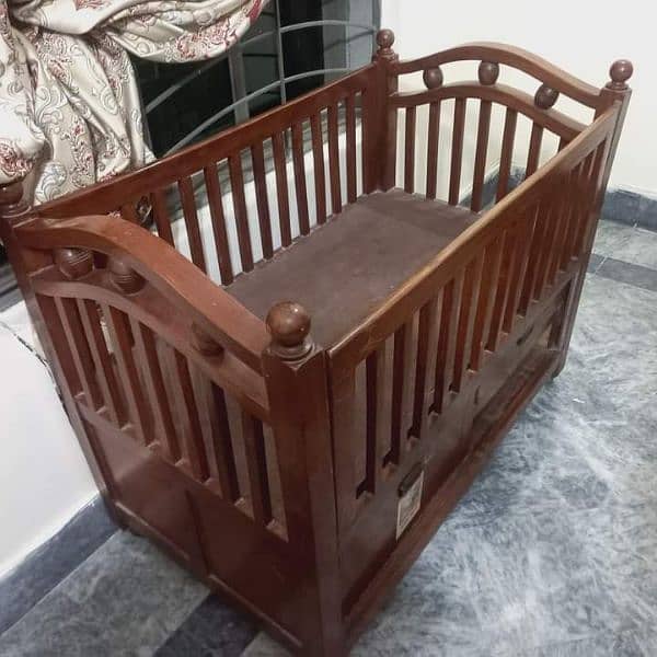 Wooden Baby Cot (Crib) 0