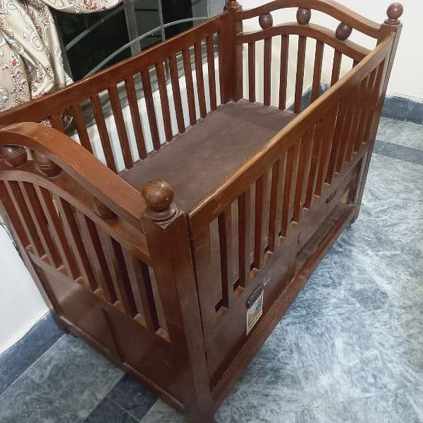 Wooden Baby Cot (Crib) 2