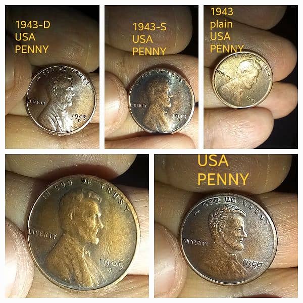 American Pennies Old, Rare and Antique Reproduction Coins as Original 0