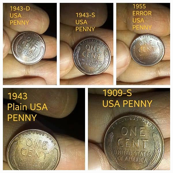 American Pennies Old, Rare and Antique Reproduction Coins as Original 2