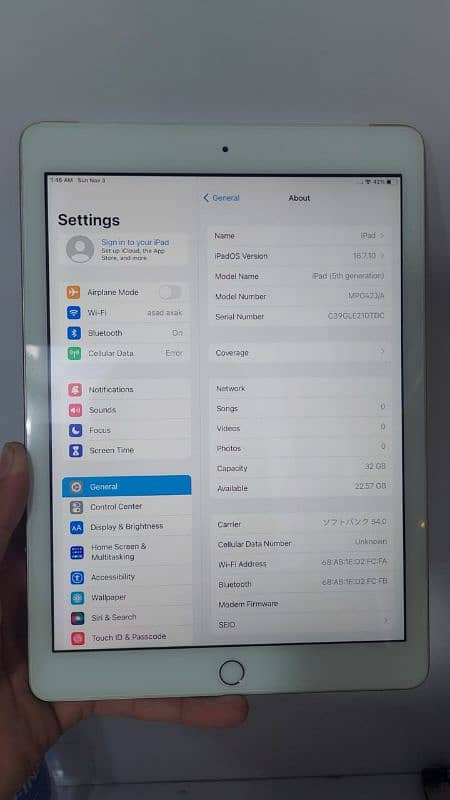 ipad 5th gen 32gb 1