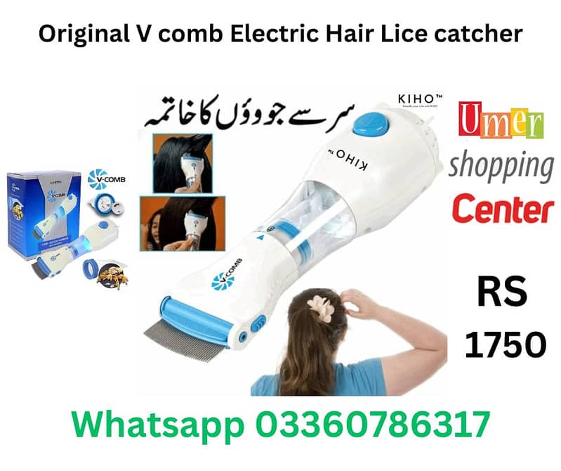 Original V comb Electric Lice catcher anti lice comb 0