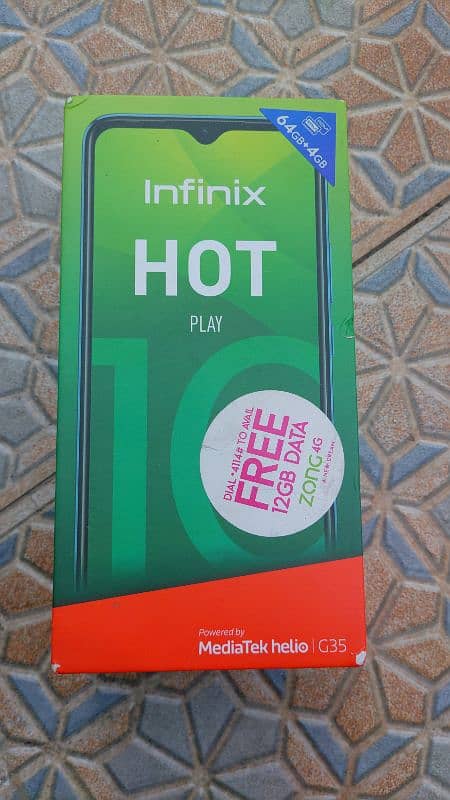 Infinix hot 10 play Dual sim approved 0