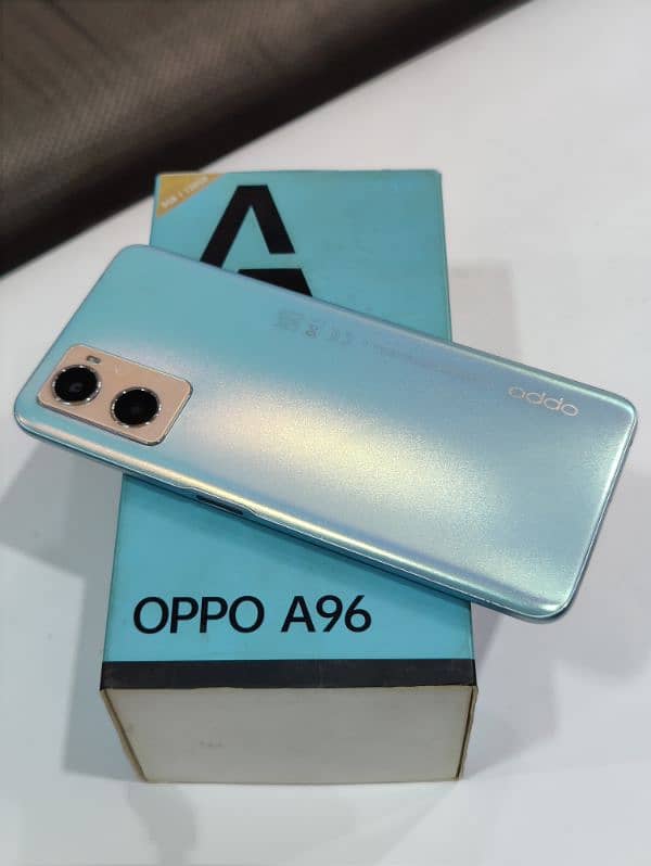 oppo A96 8/128 with all asesries 0