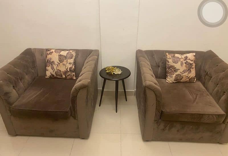 sofa set with dewan 0