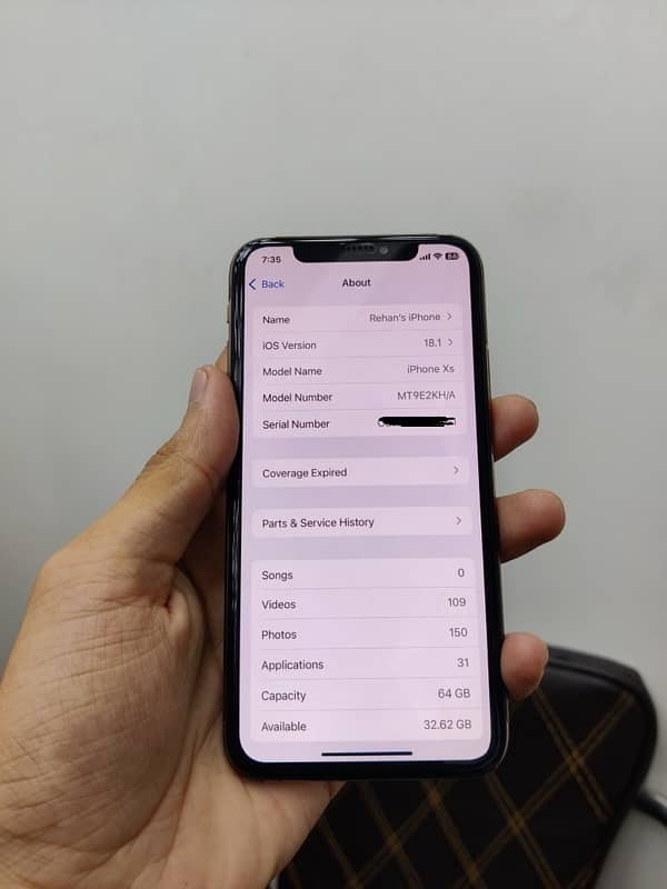 iPhone Xs ( Dual Sim PTA Approved ) 8