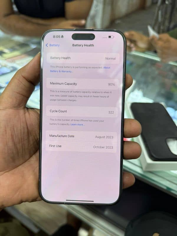 I Phone 15 Pro Max PTA 256GB 3