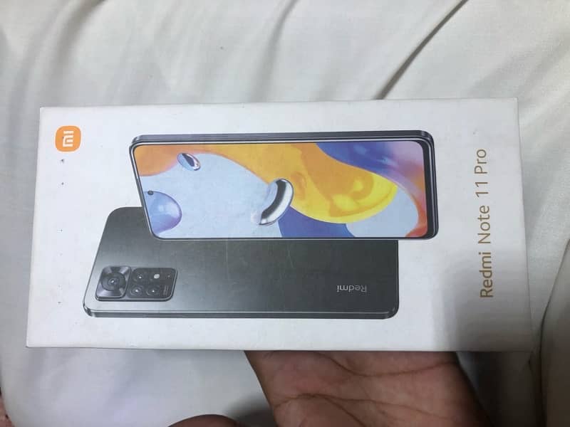 Redmi note 11pro 8/128 with original box charger Official PTA approved 11